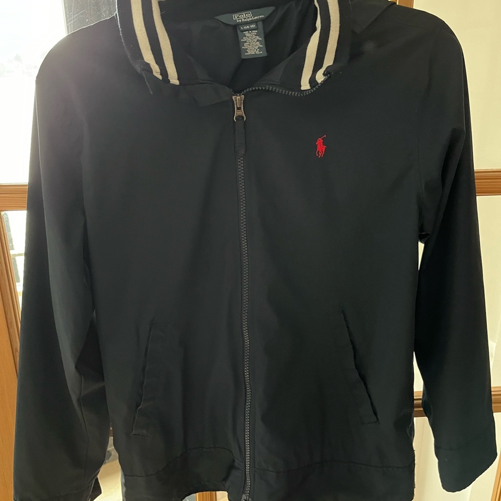 Boys L 14/16 Polo Ralph Lauren navy jacket